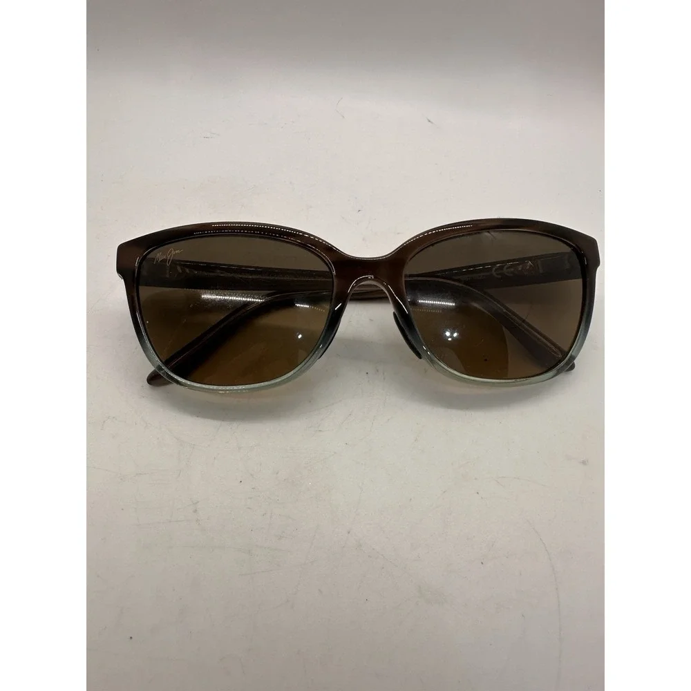 Maui Jim Honi STG-SC Eyeglass Frames Brown Womens 54-18-140 Italy Frames Only!‎